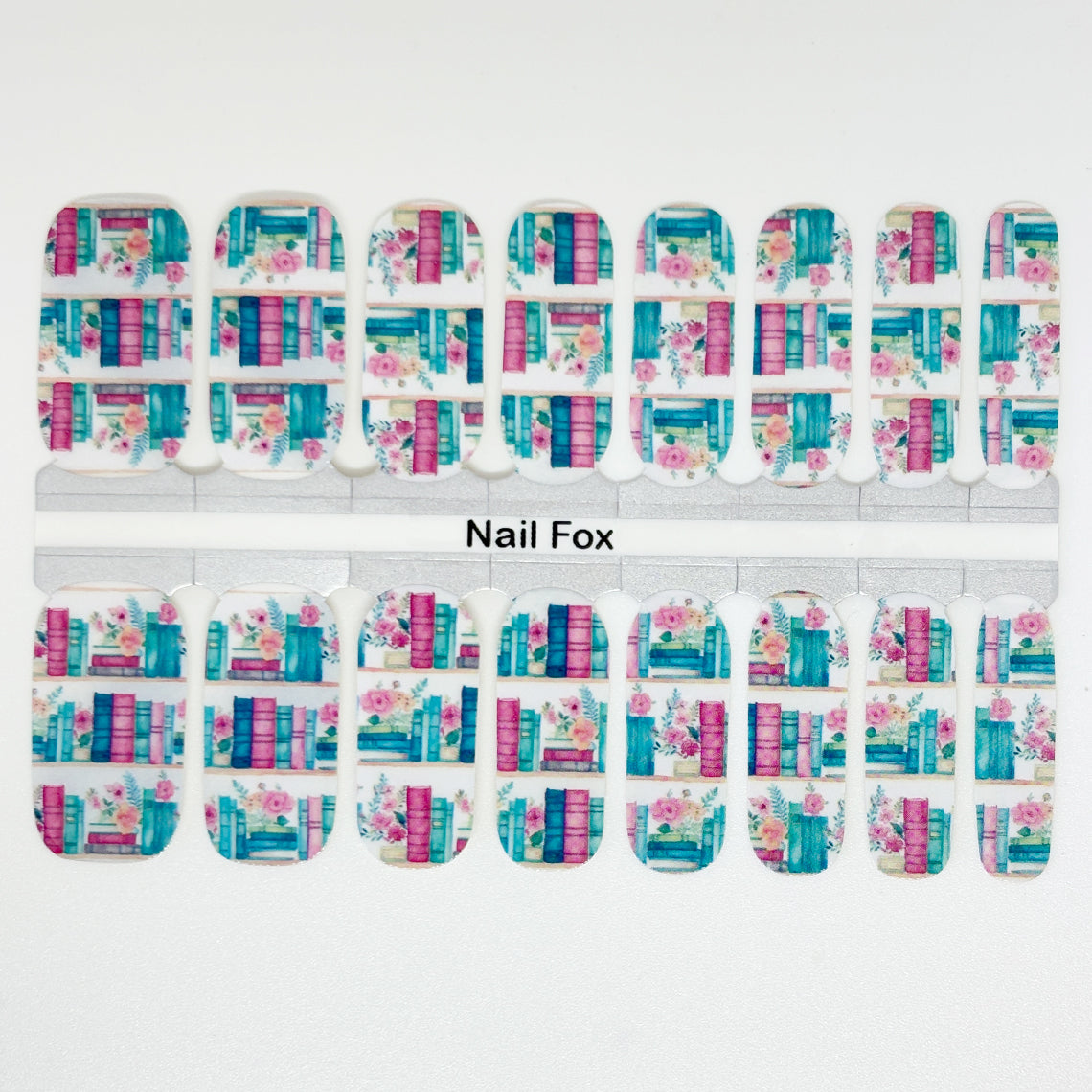 Book Lover Exclusive Design Nail Wraps