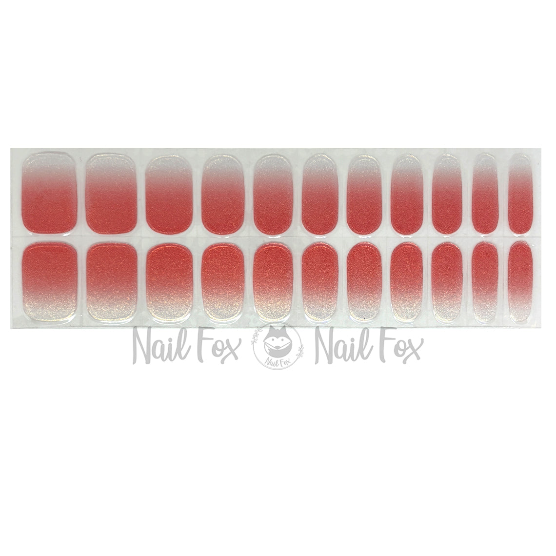 Coral Pink Shifter No Light Gel Nail Wraps (NLG)