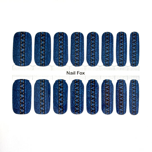 Denim Diva Exclusive Design Nail Wraps