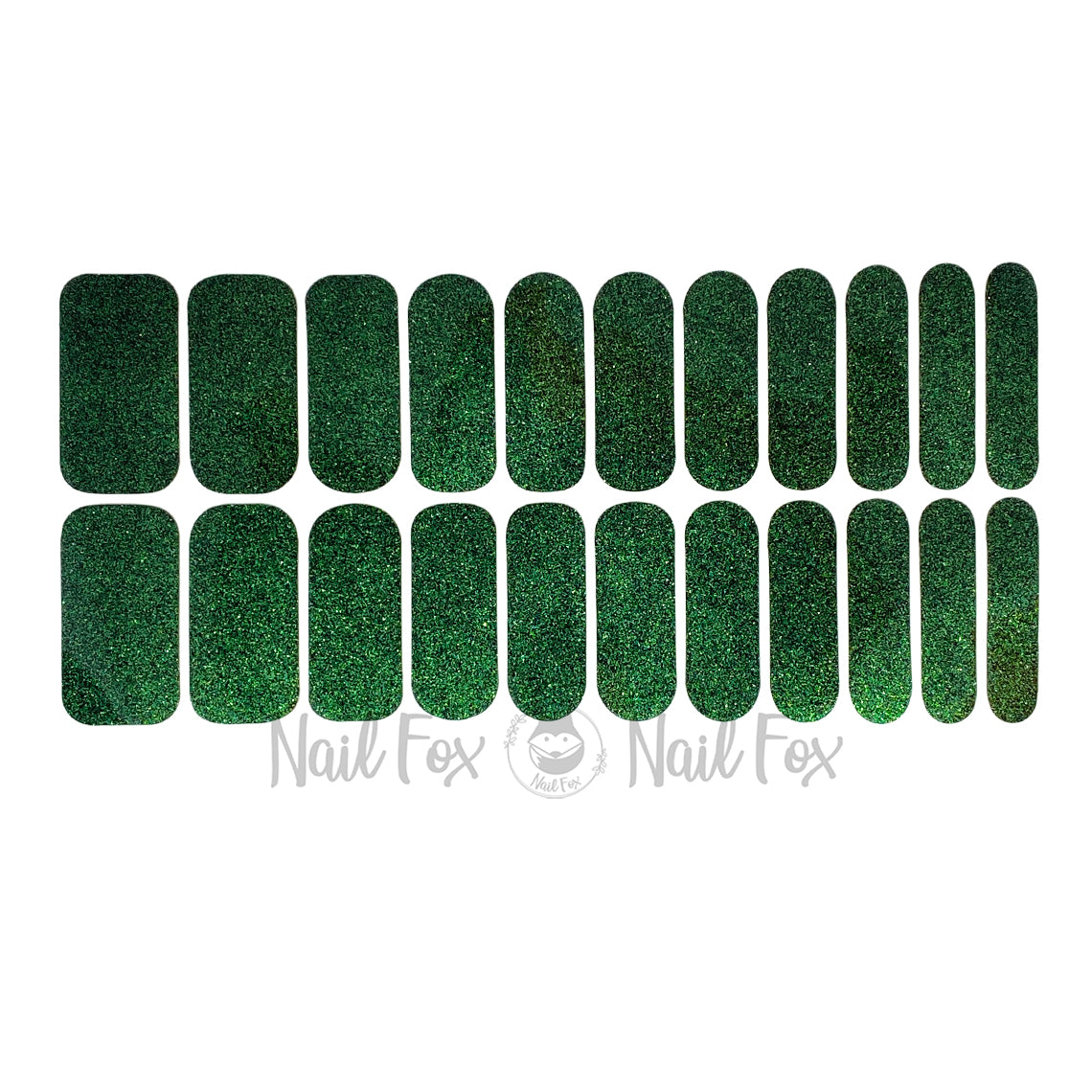 Emerald Shimmer Nail Wraps