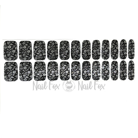 Gilded Bloom Nail Wraps (METALLIC/CHROME)