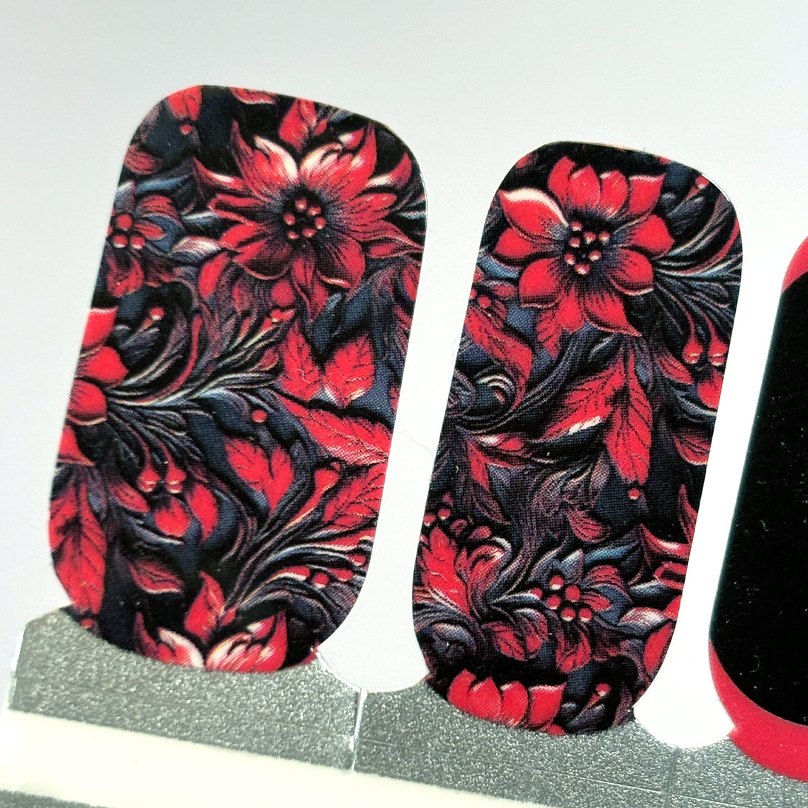 Gothic Leather Exclusive Design Nail Wraps