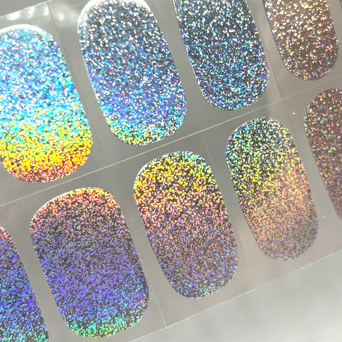Holo Glam No Light Gel Nail Wraps (NLG)