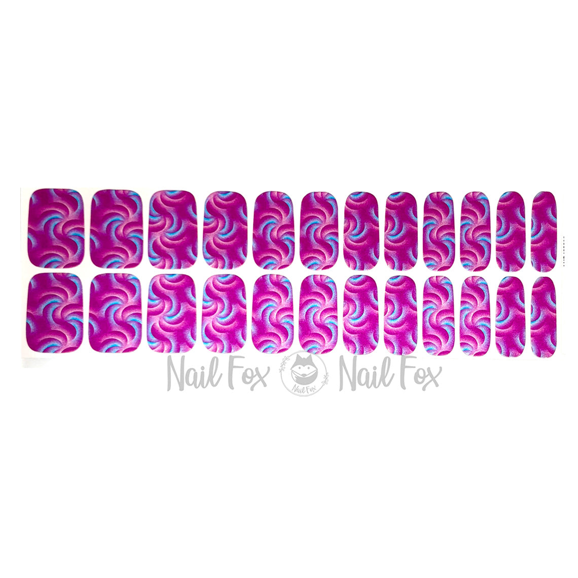 Hypnotic Pink Nail Wraps (PEARL)