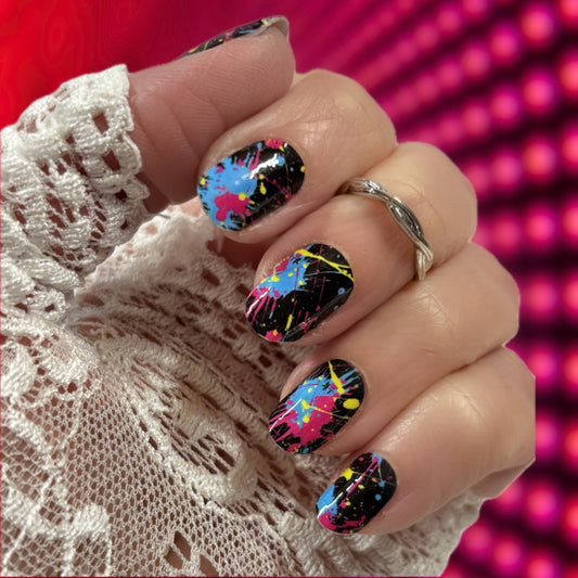 Totally Rad 80's Exclusive Design Nail Wraps