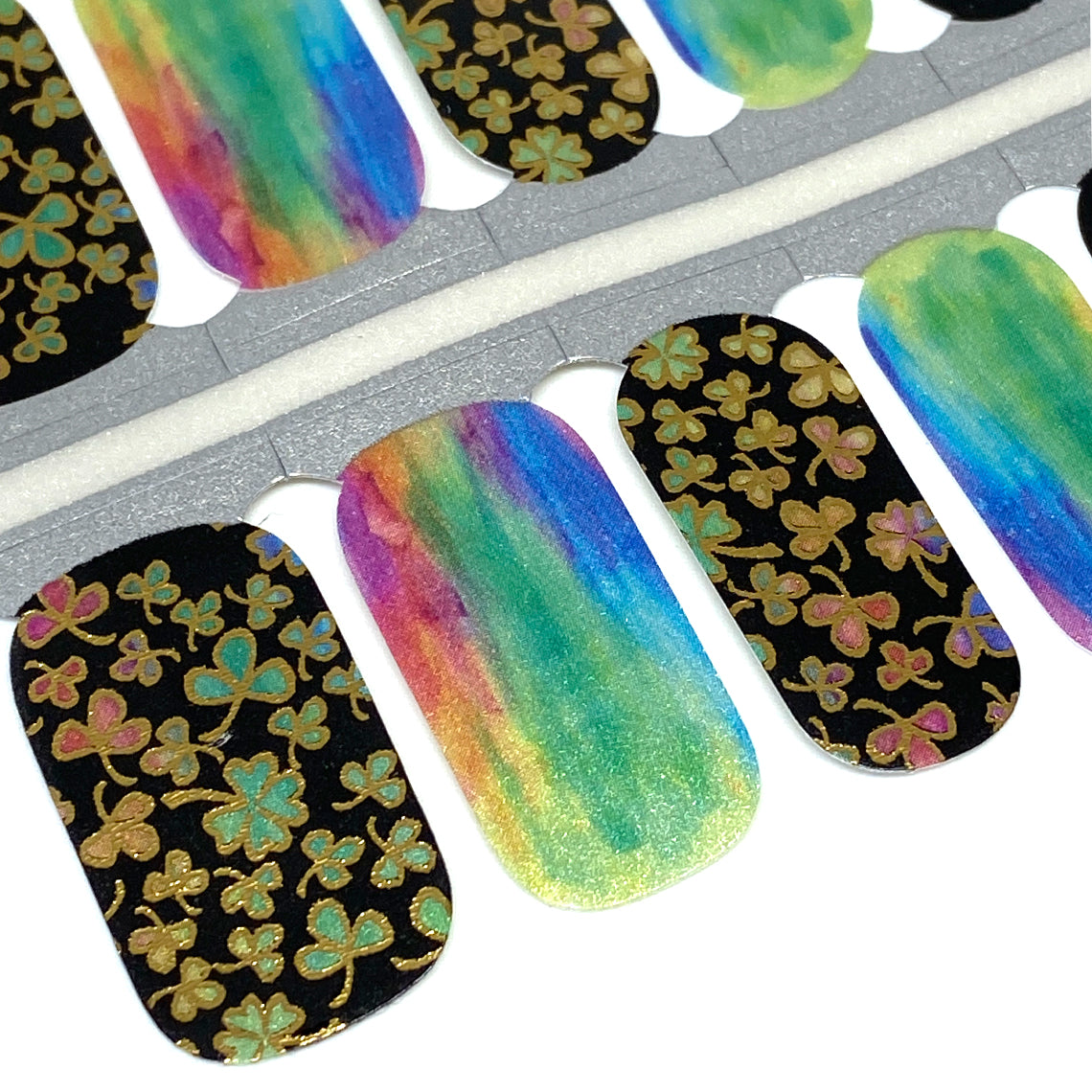 Luck of the Irish Nail Wraps (Pearl/Foil)
