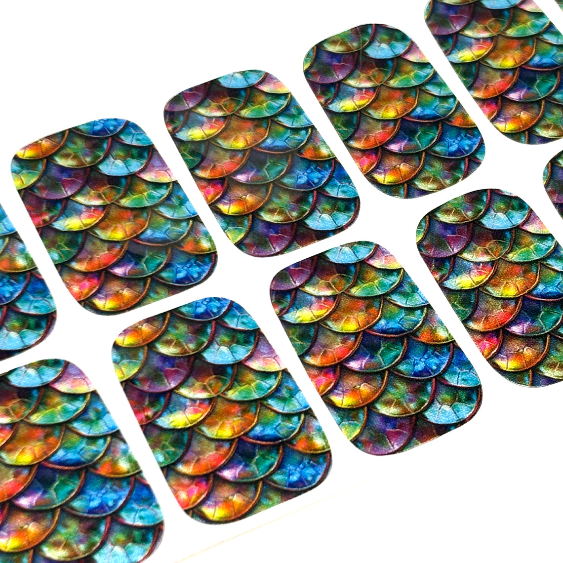 Mermaid Scales Exclusive Nail Wraps (PEARL)