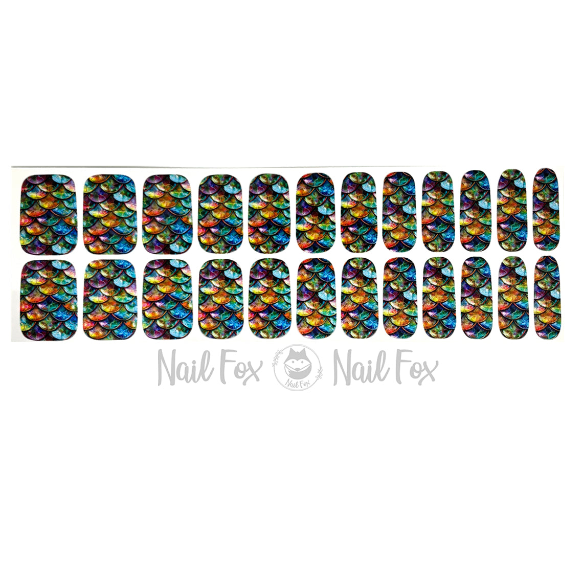 Mermaid Scales Exclusive Nail Wraps (PEARL)