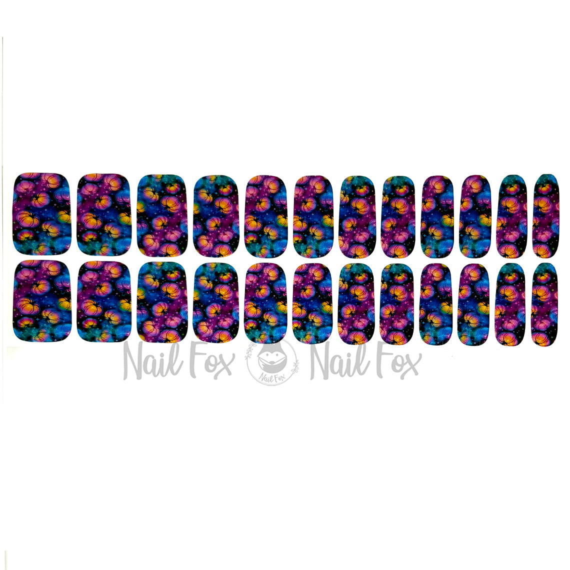 Mystic Pumpkins Nail Wraps