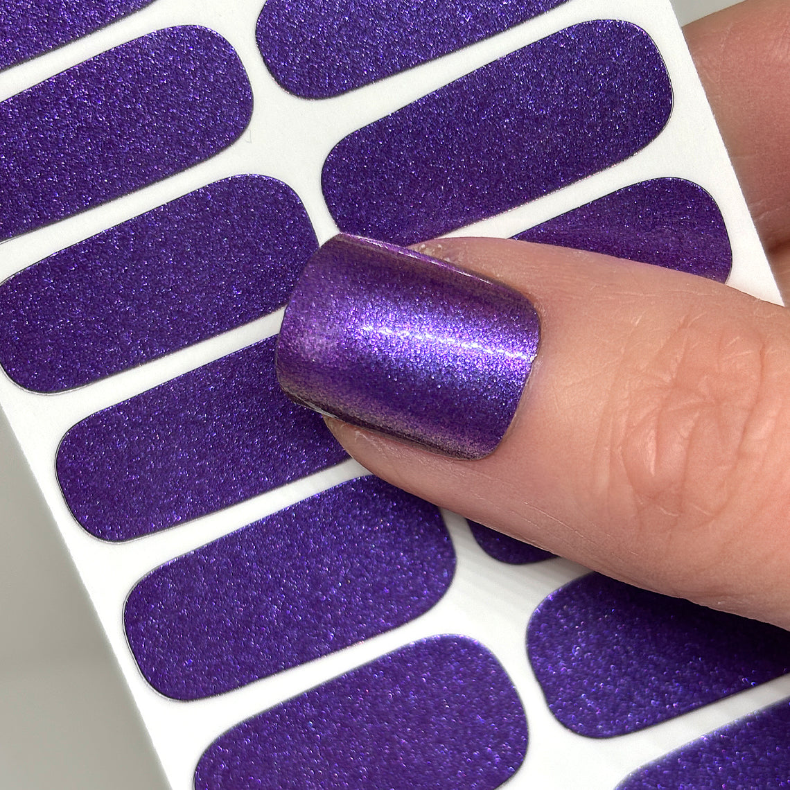 Mystic Purple Exclusive Nail Wraps (Color Shift Purple/Raspberry)