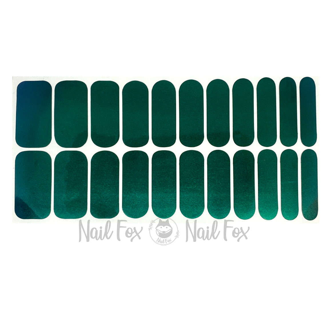Mystic Teal Nail Wraps (Color Shift)