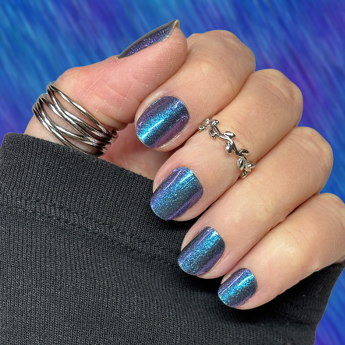 Mystic Midnight Exclusive Nail Wraps (Color Shift Blue/Purple)