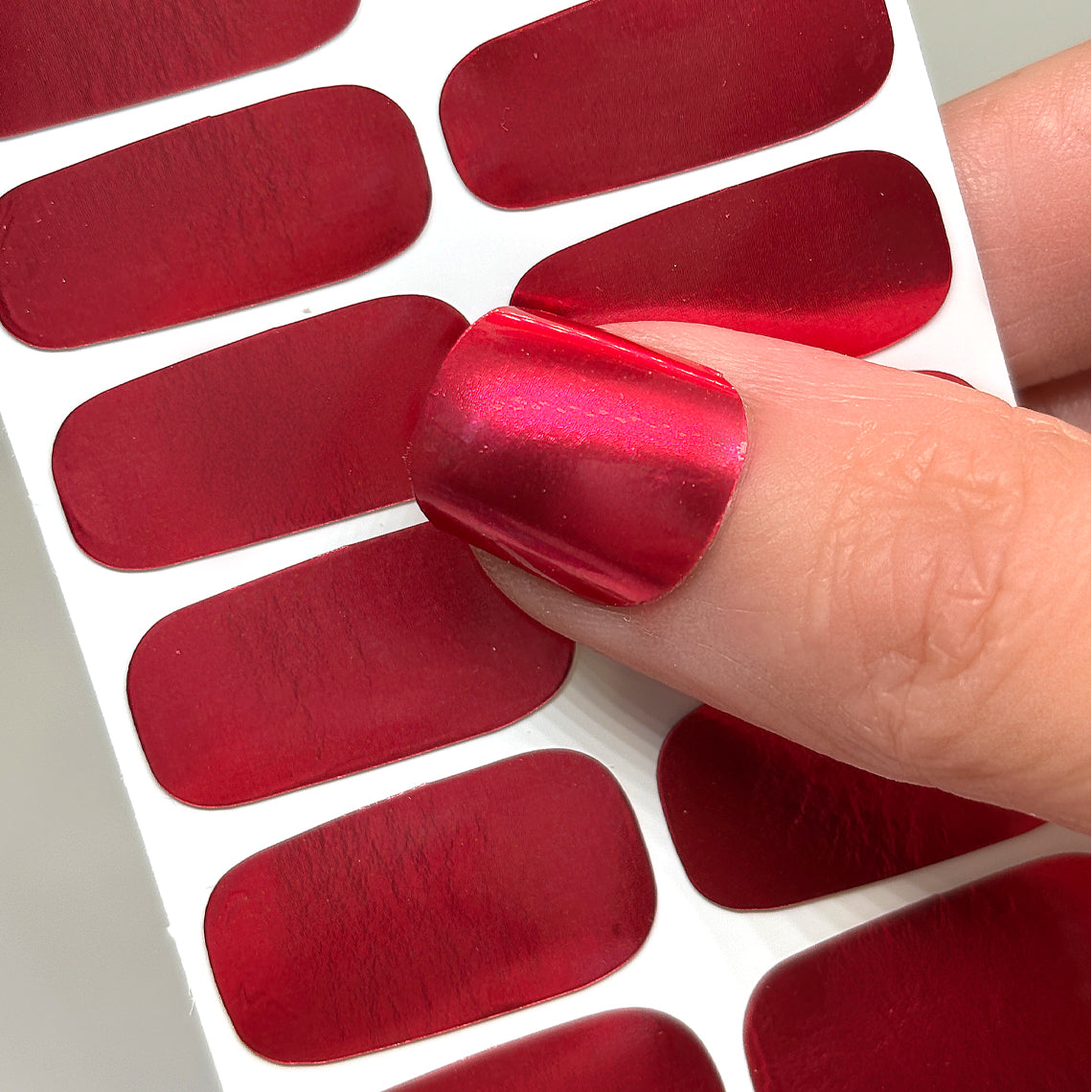 Pink Chrome Nail Wraps (CHROME)