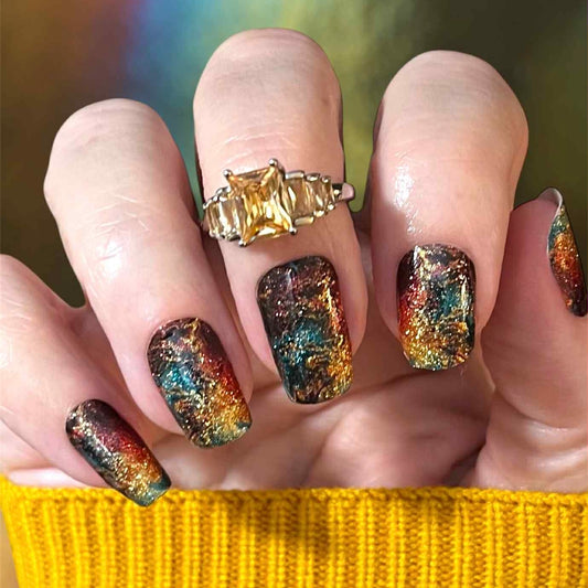 Rustic Glitter Exclusive Nail Wraps (GLITTER)