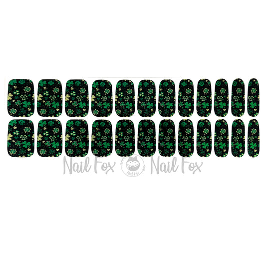 Shamrock Shine Nail Wraps (METALLIC/CHROME)
