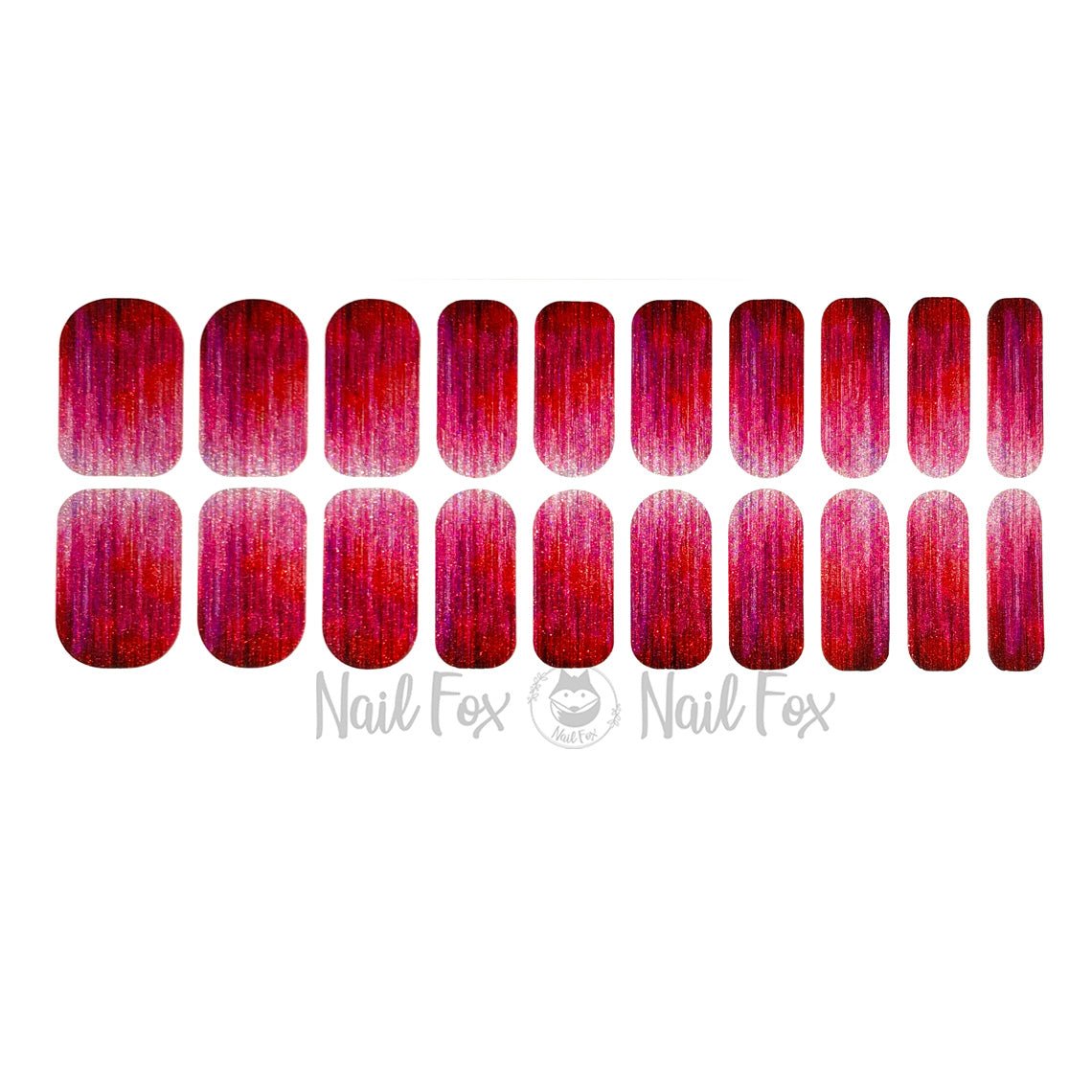 Showtime Exclusive Design Nail Wraps (GLITTER)
