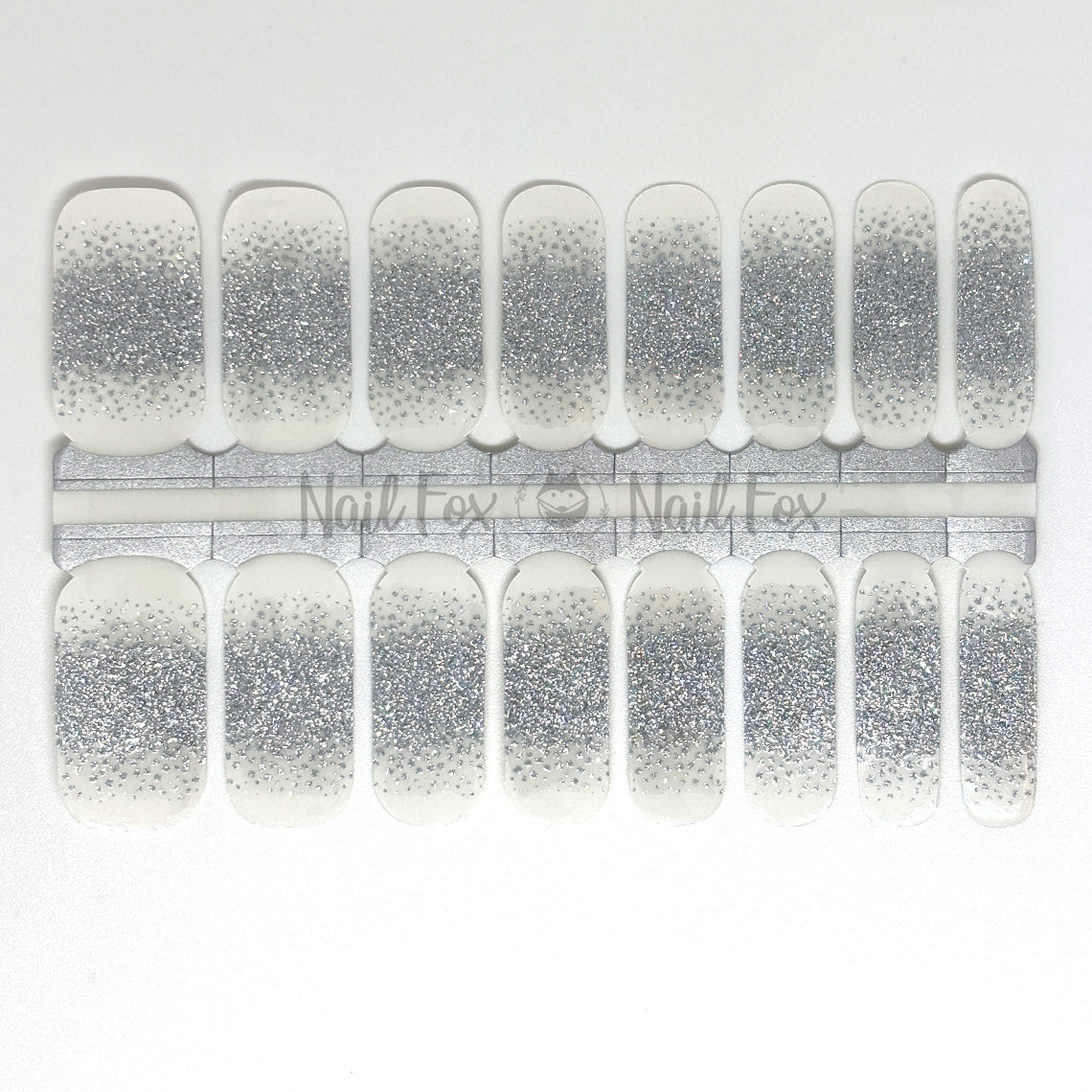 Silver Sparkle Nail Wraps (OVERLAY)