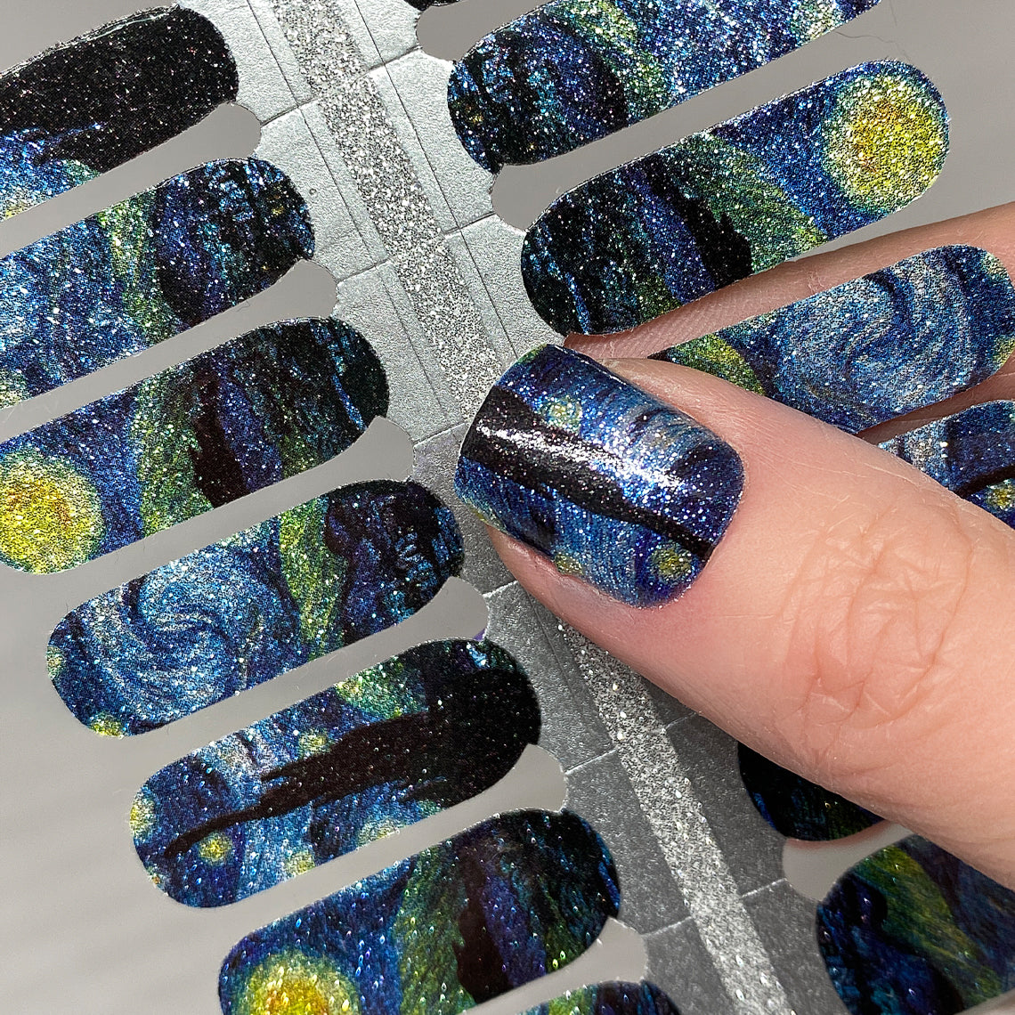 Starry Night Van Gogh Nail Wraps