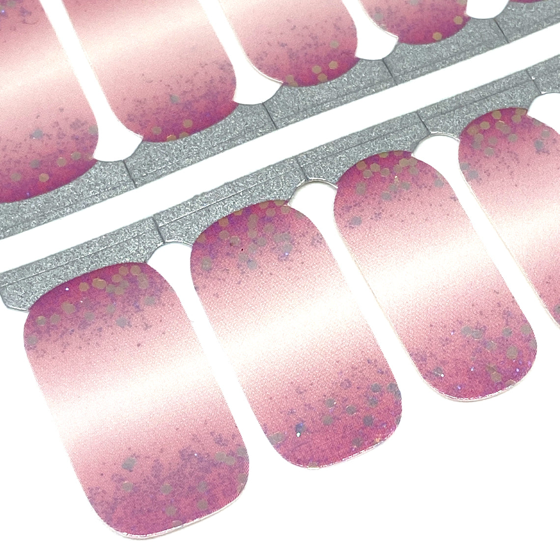 Tea Rose Bling Nail Wraps