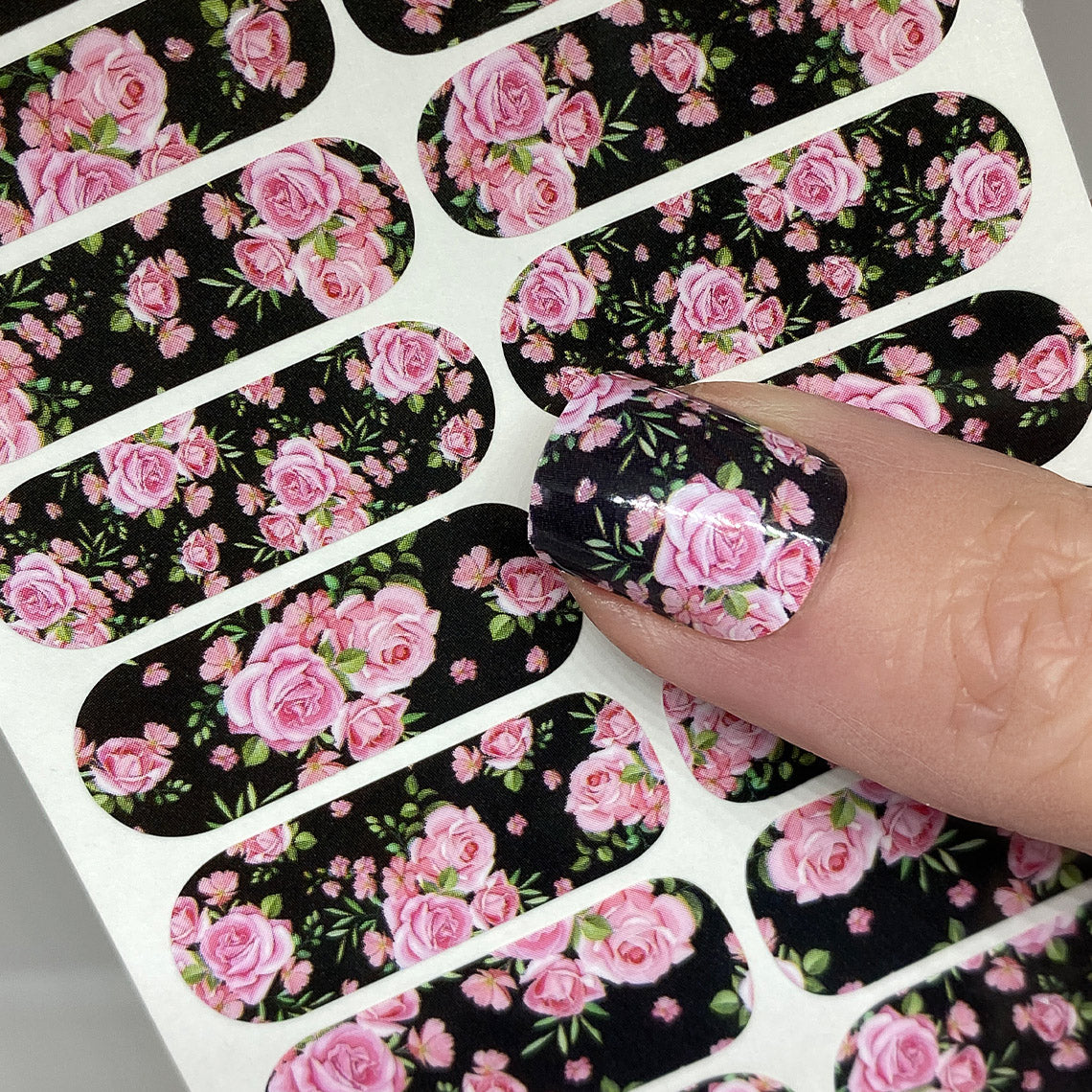 Victorian Rose Nail Wraps