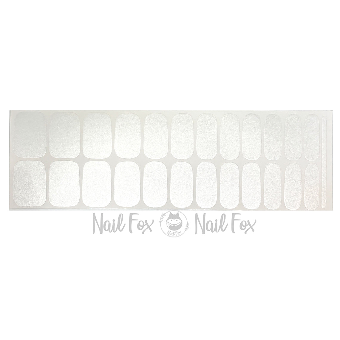White Pearl Nail Wraps