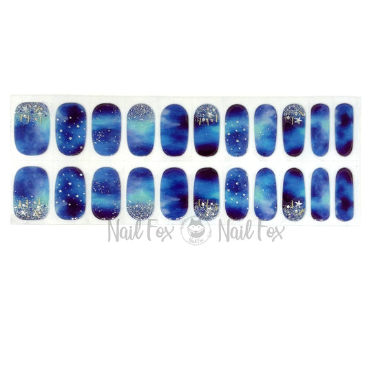Wish Upon a Star No Light Gel Nail Wraps (NLG)