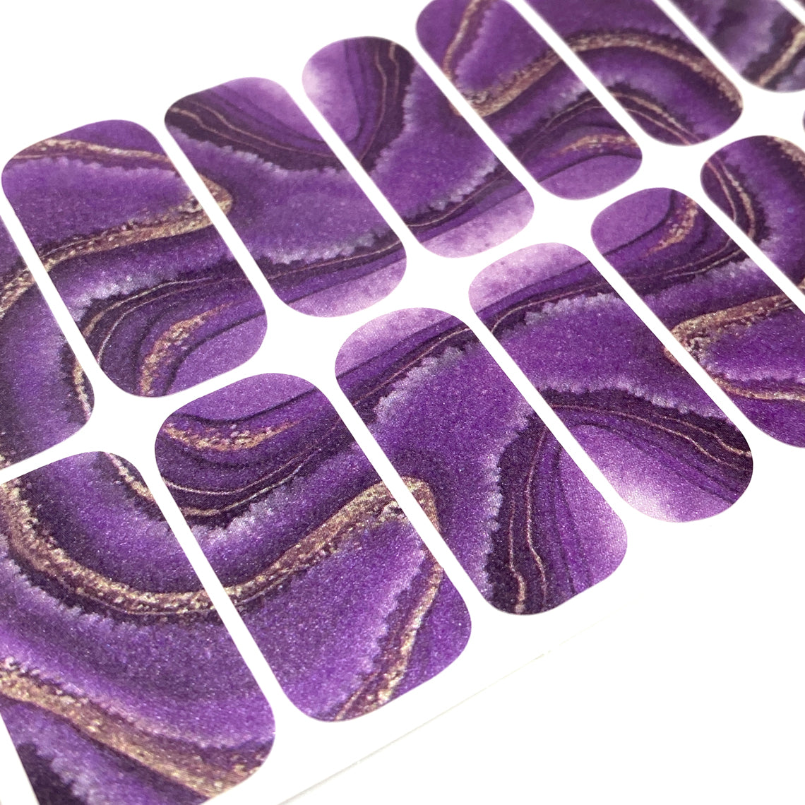 Amethyst Geode Nail Wraps