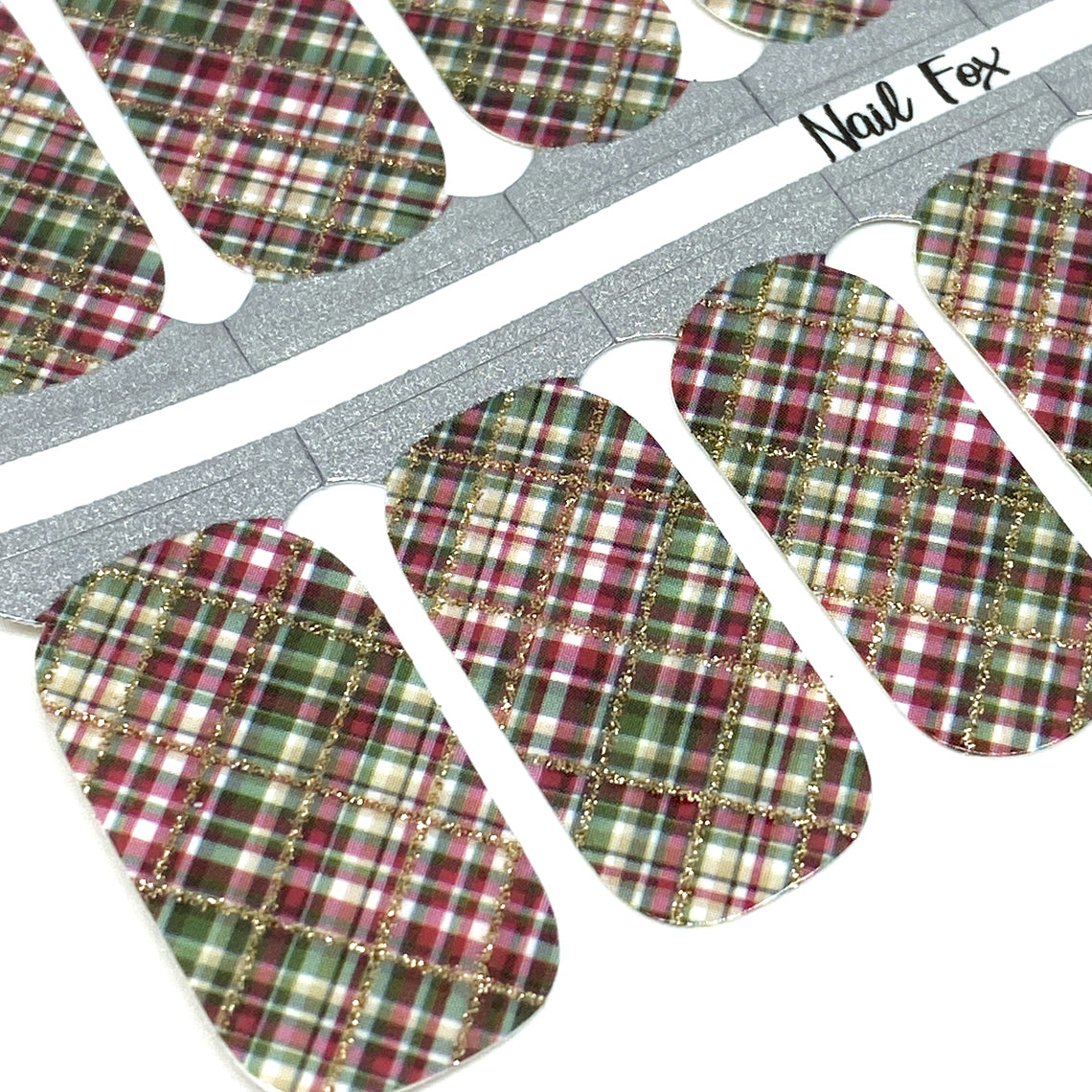 Christmas Plaid Exclusive Design Nail Wraps