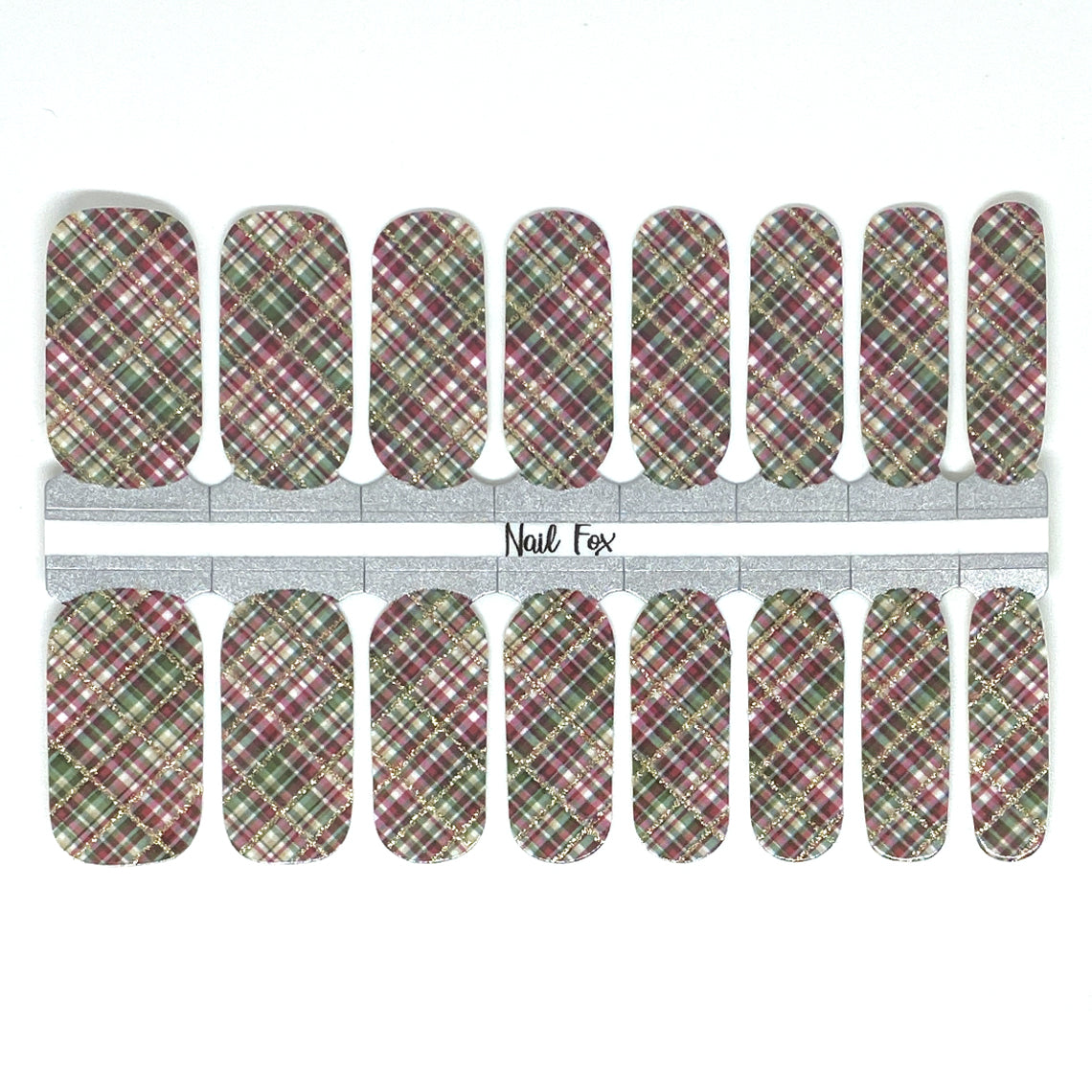 Christmas Plaid Exclusive Design Nail Wraps