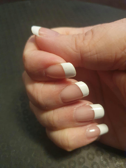 French Tips - White Nail Wraps