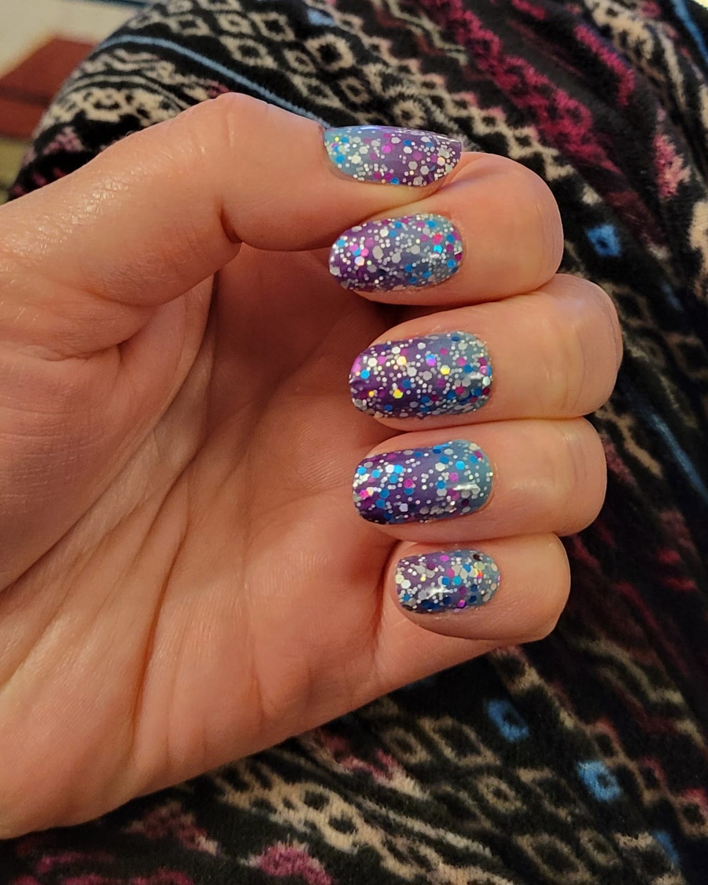 Mermaid Bling Glitter Nail Wraps