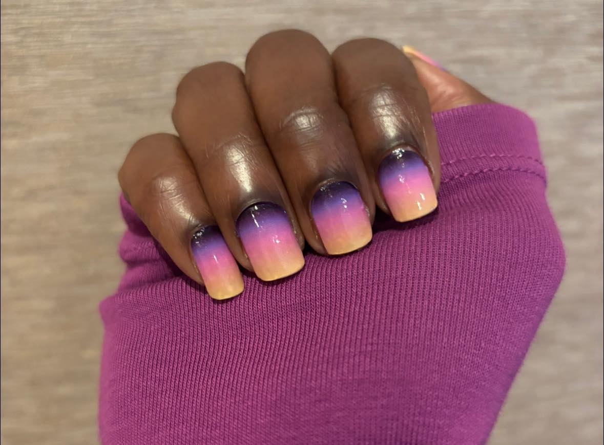 Sunset Ombre Nail Wraps