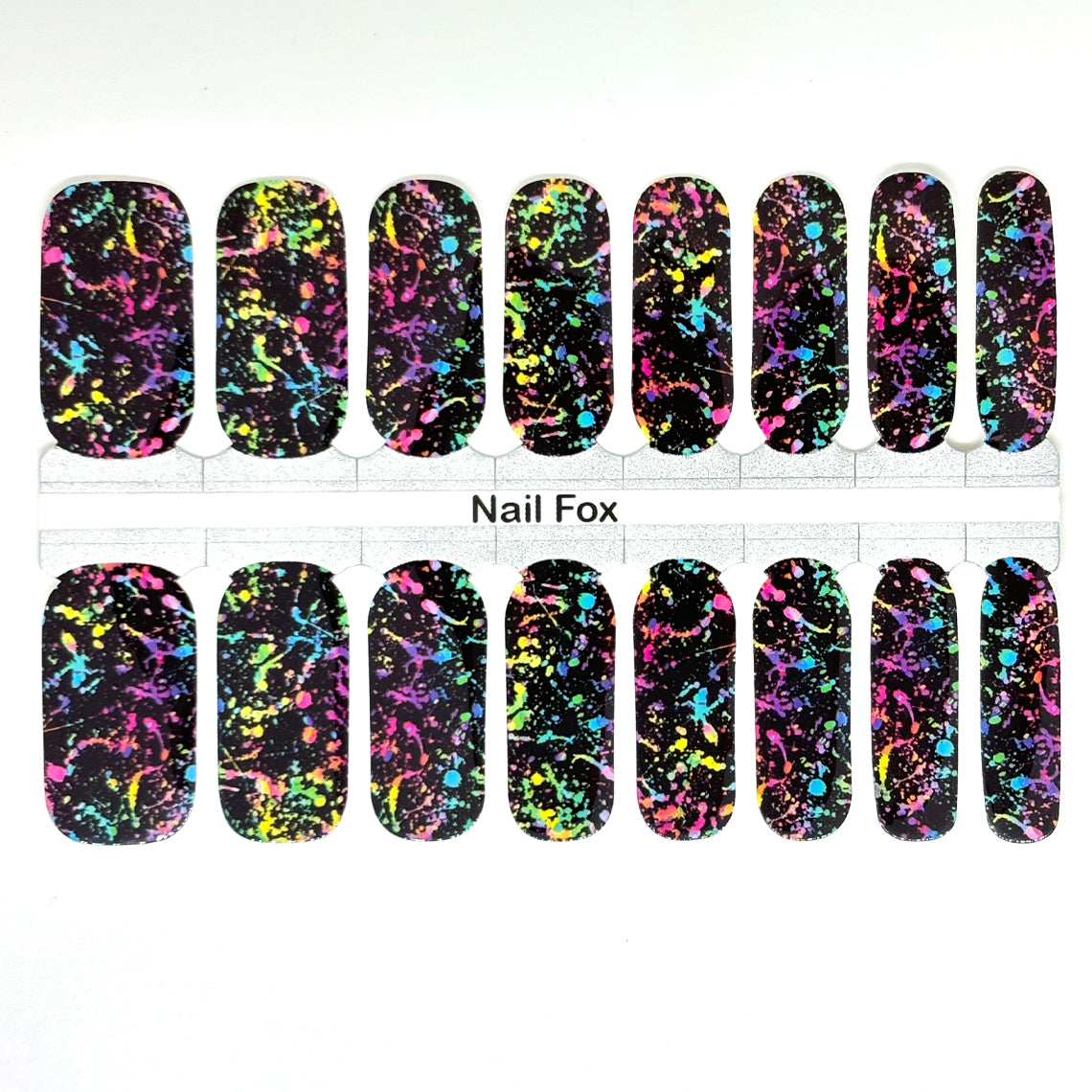 80's Splatter Exclusive Design Nail Wraps