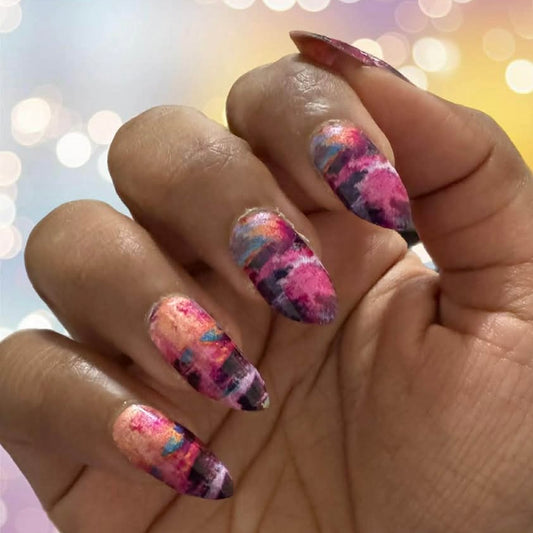 Abstract Art Nail Wraps (PEARL)