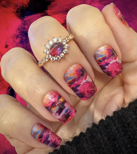 Abstract Art Nail Wraps (PEARL)