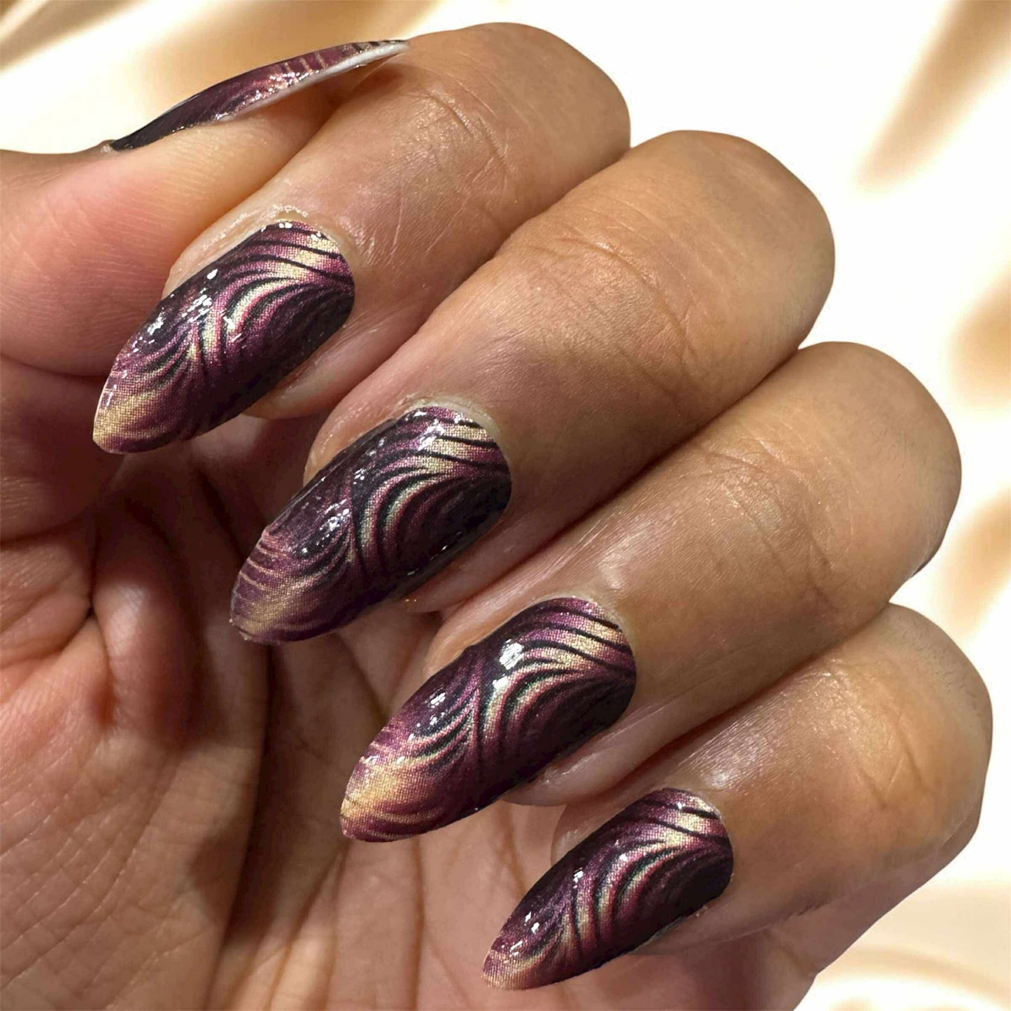 After Dark Exclusive Design Nail Wraps (PEARL)