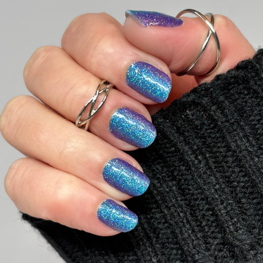 Aruba Ombre Nail Wraps (GLITTER)