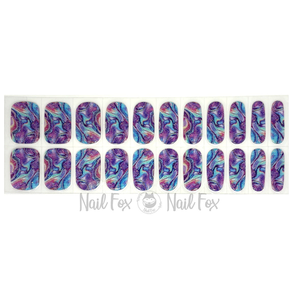 Aurora Dreams Exclusive No Light Gel Nail Wraps (NLG)