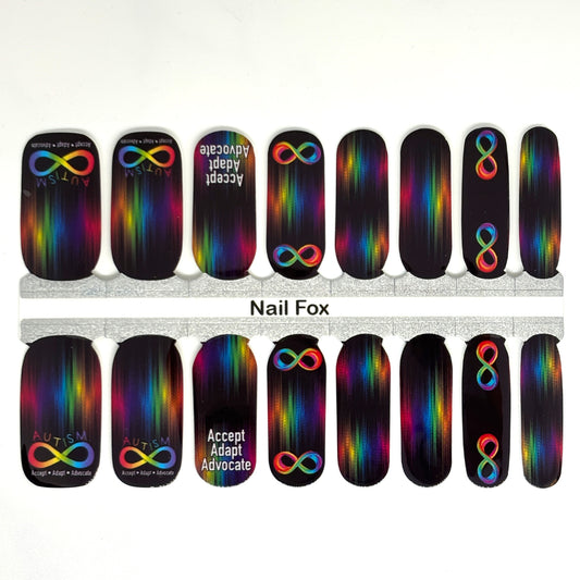 Autism Awareness Exclusive Nail Wraps