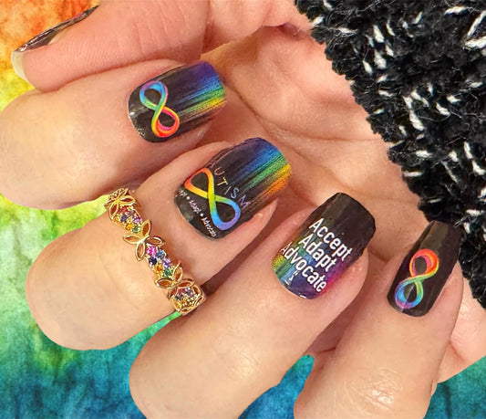Autism Awareness Exclusive Nail Wraps