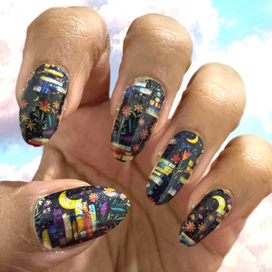 Bedtime Books Exclusive Nail Wraps (PEARL)