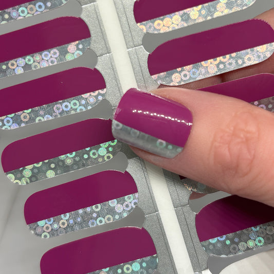 Berry Pop Exclusive Design Nail Wraps (HOLO)