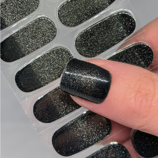Black Diamond Shifter No Light Gel Nail Wraps (NLG)