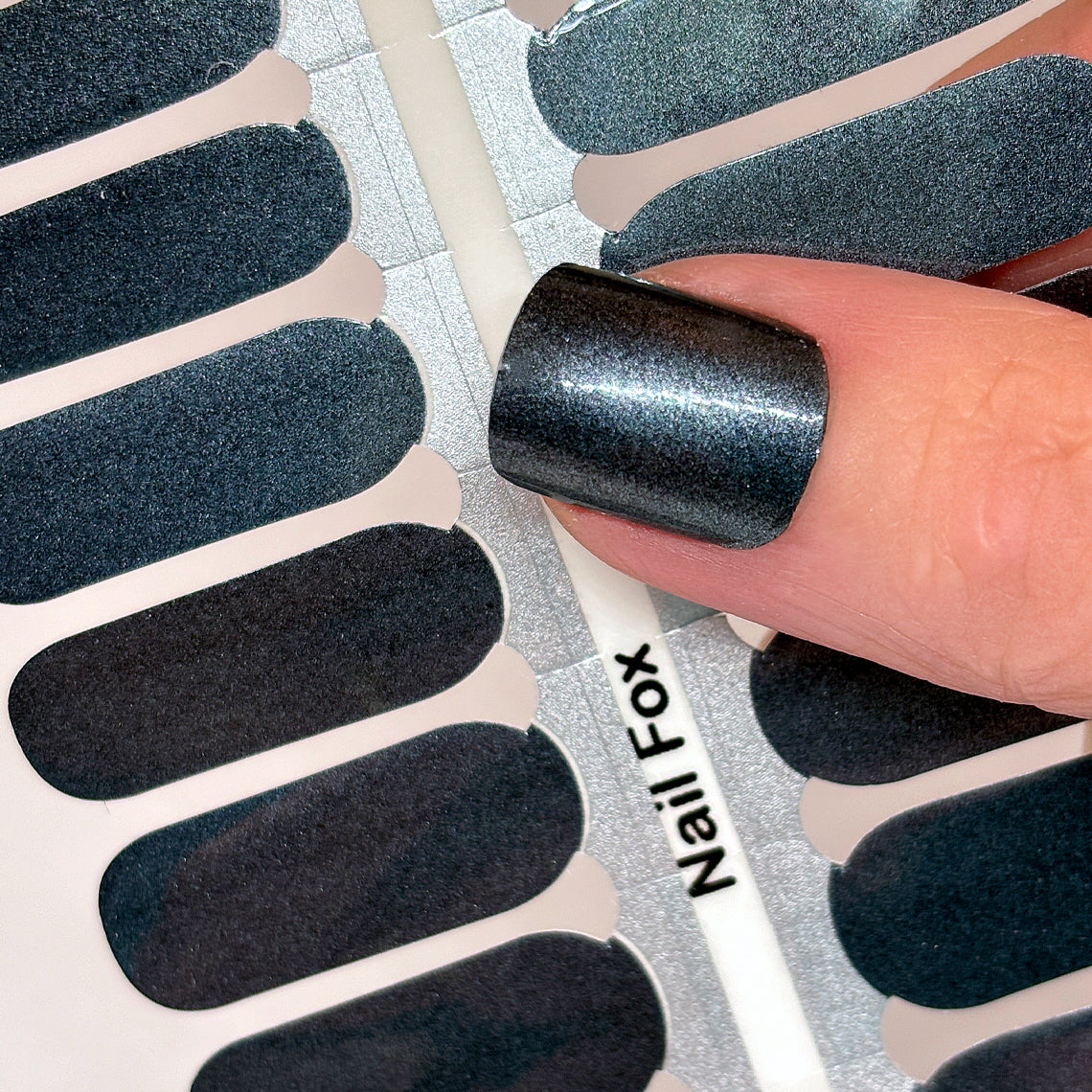 Black Pearl Exclusive Design Nail Wraps (PEARL)