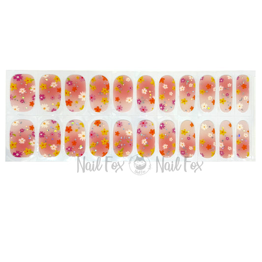 Blossoms No Light Gel Nail Wraps (NLG)