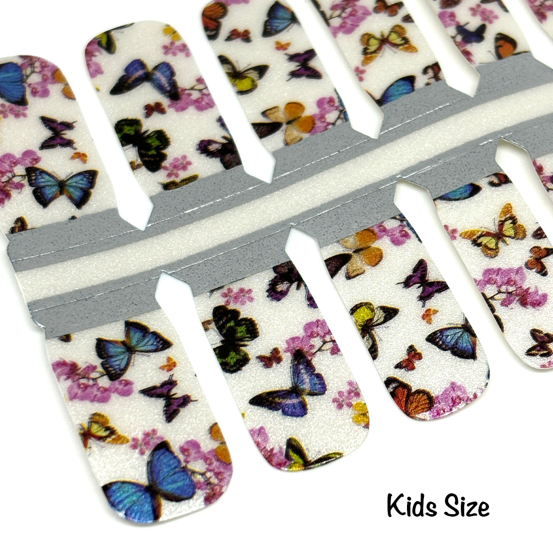 Butterfly Flight Kids Nail Wraps (PEARL)