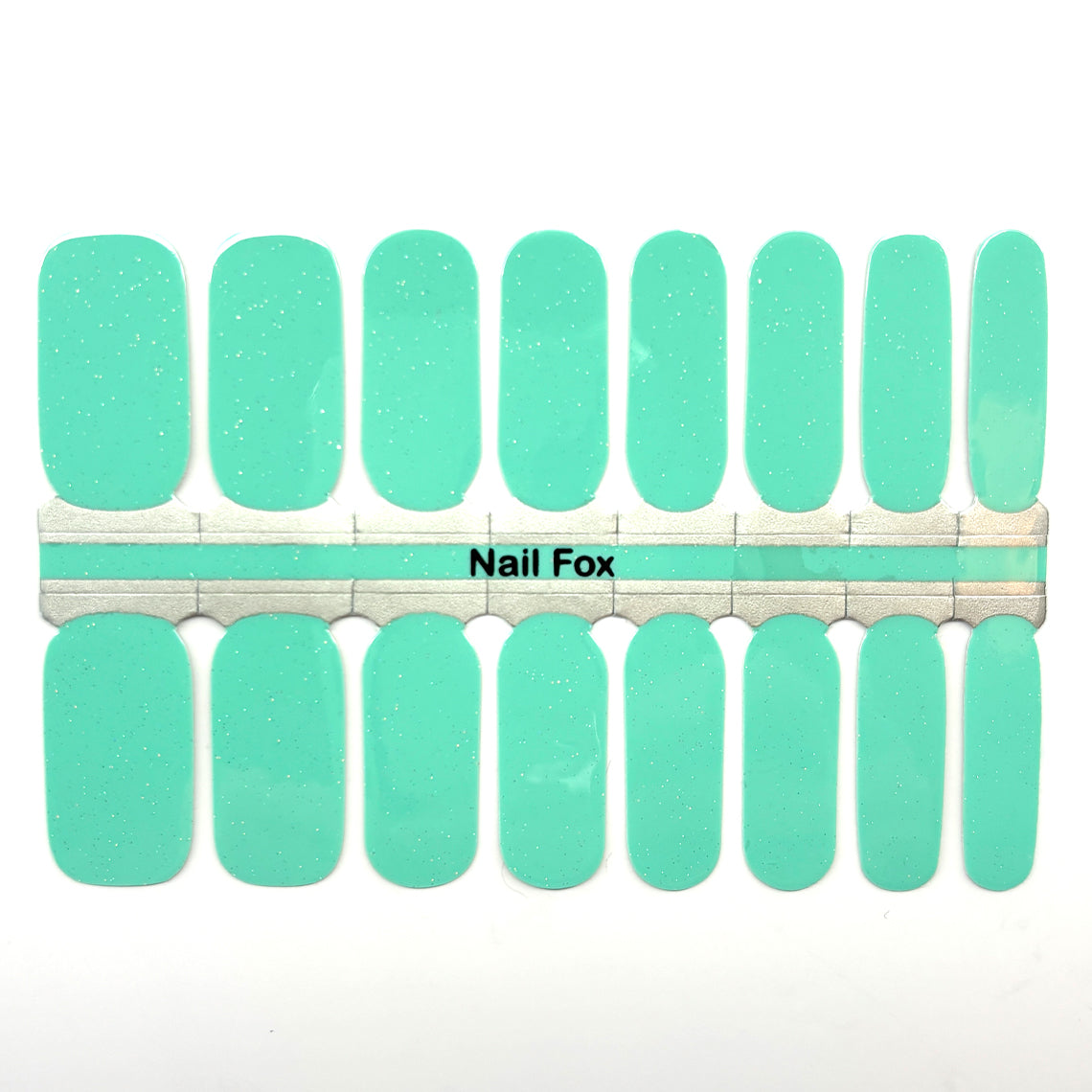 Caribbean Sparkle Exclusive Nail Wraps (Subtle Glitter)