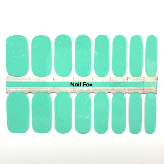 Caribbean Sparkle Exclusive Nail Wraps (Subtle Glitter)