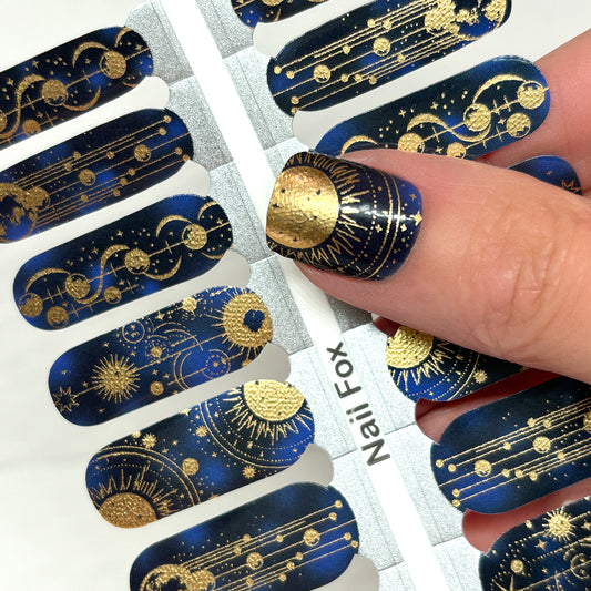 Celestial Bodies Exclusive Design Nail Wraps (FOIL)