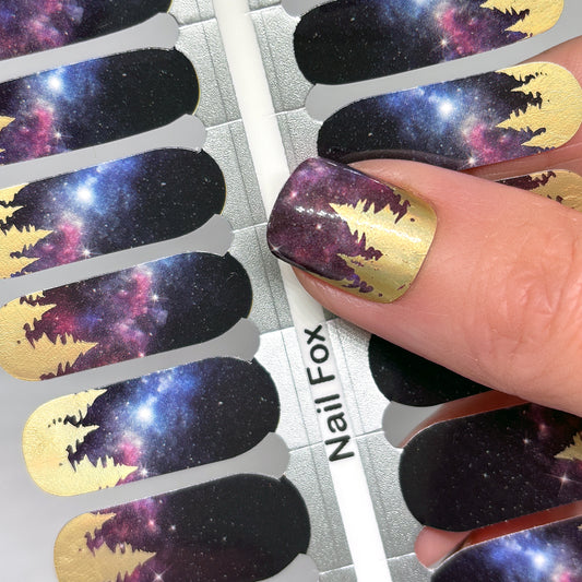 Celestial Woods Exclusive Design Nail Wraps (HOLO FOIL)